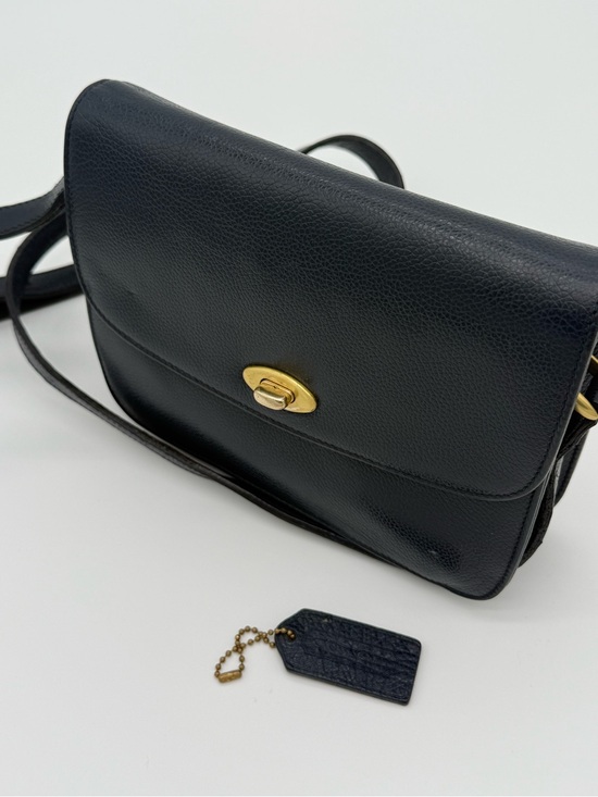 Handbags - Coach 4400 Navy Leather Crossbody USA Made Classic Madison Spence Legacy Vintage